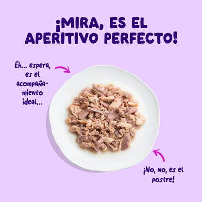 Filetes de salmón y atún para gatos Edgard &amp; Cooper 70 g