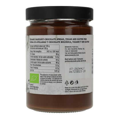 Crema Chocolate y Avellana  Vegana Sin Gluten La Vida Vegan 270 g