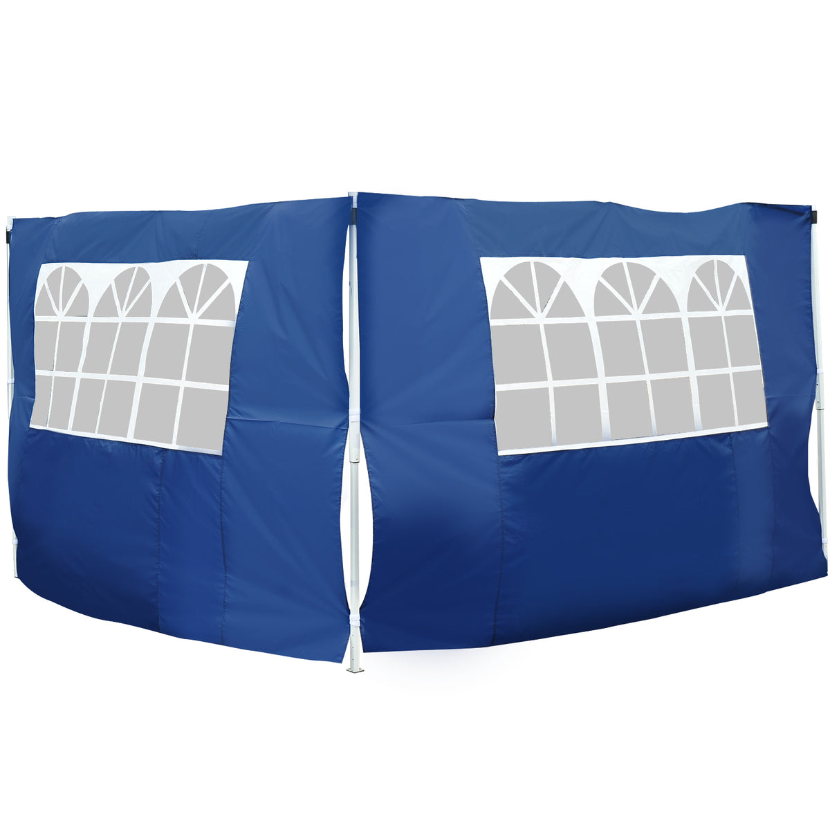 2 Paredes Parte Laterales Outsunny Azul 300x200 Cm_0