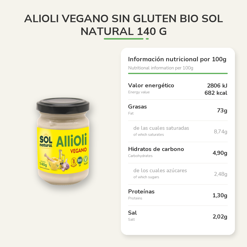 Información nutricional