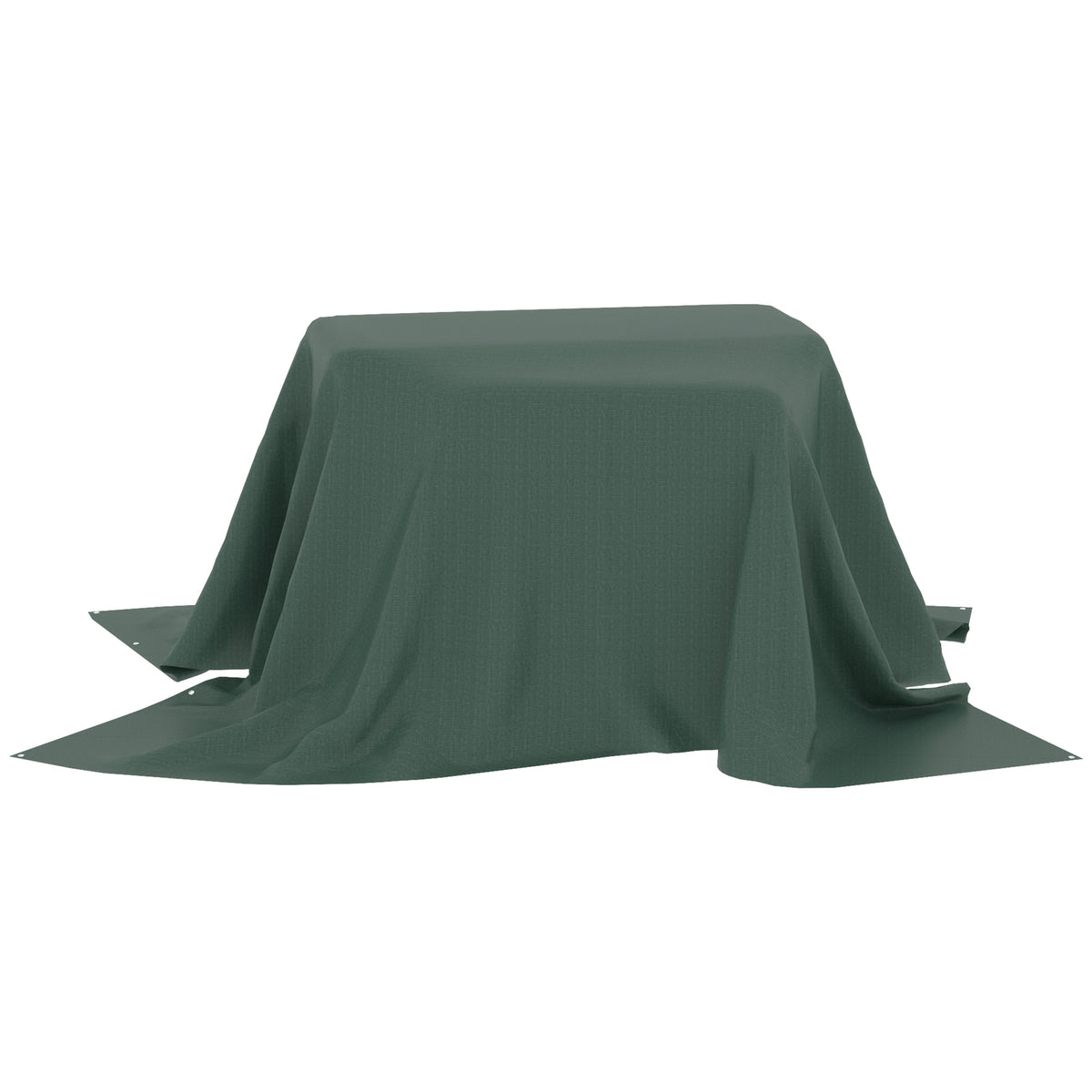 Outsunny Lona Impermeable Exterior 4x6 M Pe Resistente A Rasgaduras 90 G/m²_4