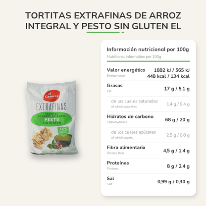 Información nutricional