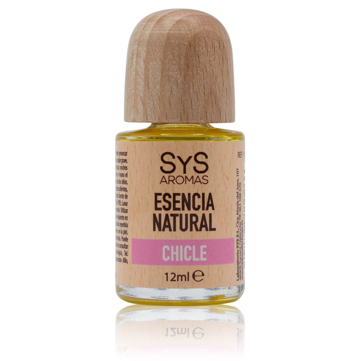 Esencia Natural Chicle SYS Aromas 12 ml | Aroma Dulce y Afrutado | Para Quemadores y Humidificadores_0