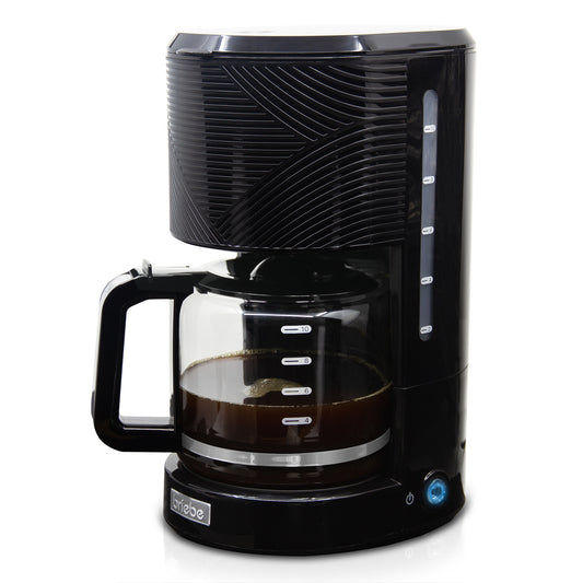 Briebe Cafetera Goteo 10 Tazas Máquina De Café Filtro Reutilizable, Función Mantener Caliente, 1,25 L, Cm1171blk,negro_0