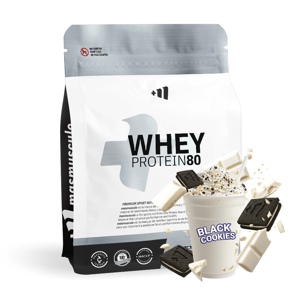 Whey Protein80 (envase De Recarga) - 3 Kg - Chocolate Blanco Con Black Cookies - Aumenta La Masa Muscular - Masmusculo_0