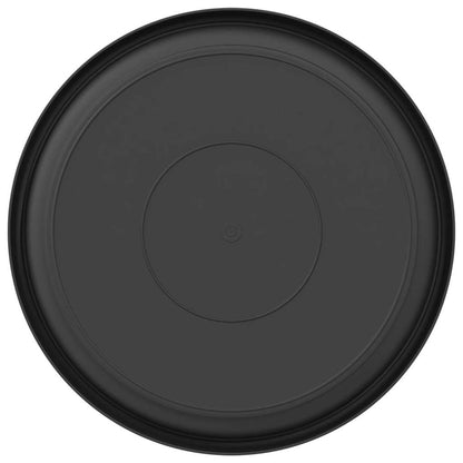 Bandeja Redonda Para Flores 6 Uds. Negro Ø 27 X 2,5 Cm Plástico_5
