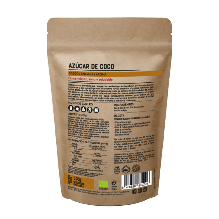 Azúcar De Coco Bio 1kg - Orgánica Superfoods_1