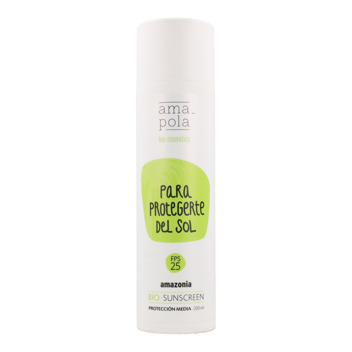 Protector solar corporal SPF 25 Amazonia Amapola 200 ml