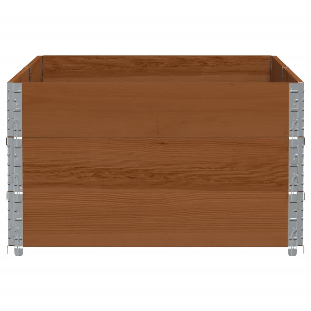 Jardinera De Madera Maciza De Pino Marrón 150x100 Cm_3