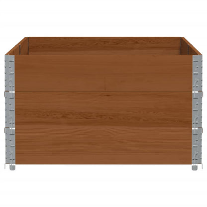 Jardinera De Madera Maciza De Pino Marrón 150x100 Cm_3