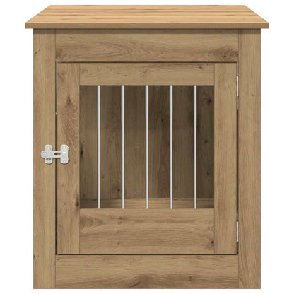Jaula Para Perros Mueble Madera Contrachapada Roble Artesanal_4