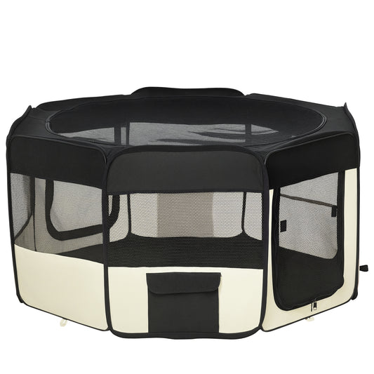 Pawhut Parque Mascotas Plegable Juego De Entrenamiento Corral Perro Cachorro 2_0