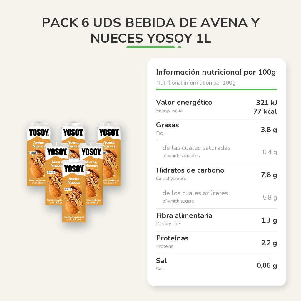 Información nutricional