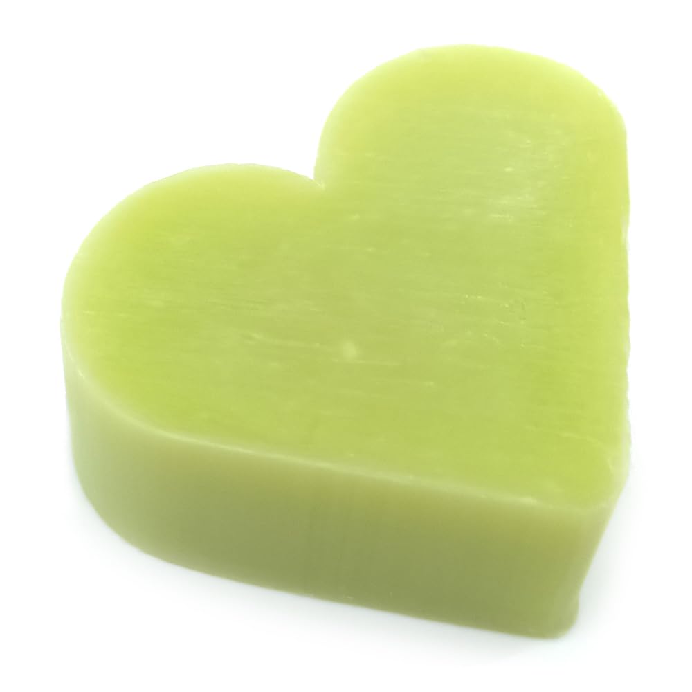 100 Jabones Aromáticos Con Forma De Corazón - Detalle Para Invitados De Eventos - Jabón Glicerina Con Aroma A Té Verde_1