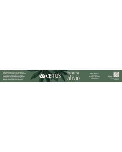 Bálsamo de masaje para molestias musculares y articulares con 10% CBD, Árnica e Hipérico | ALIVIO 50 ml_5