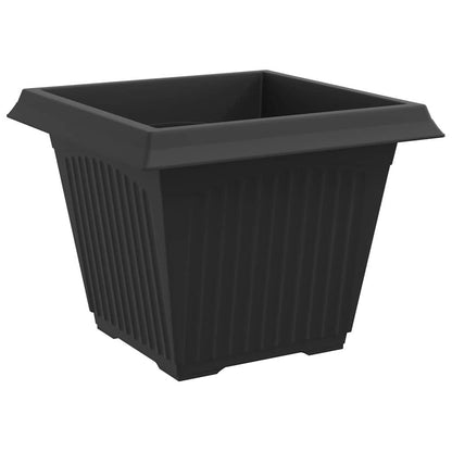 Macetas 24 Pcs Negro 43 X 43 X 33,5 Cm Plástico_5