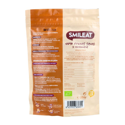 Mix Frutos Secos y Cacahuete en Polvo Bio Smileat 200g