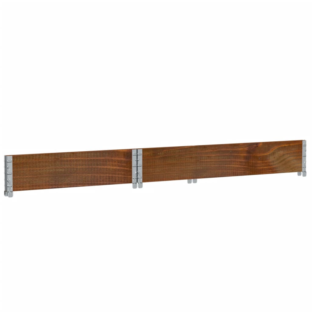 Jardinera De Madera Maciza De Pino Marrón 120x80 Cm_5