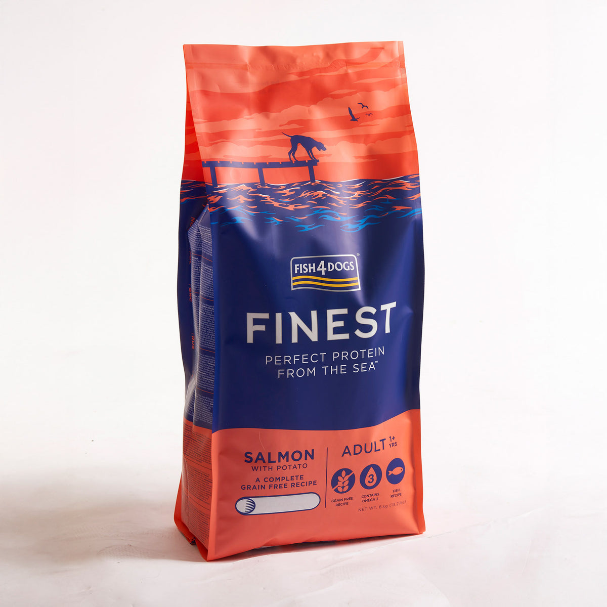 Fish4dogs Pienso Para Perro Adulto Sin Cereales – Salmón Y Patata 6 Kg_3