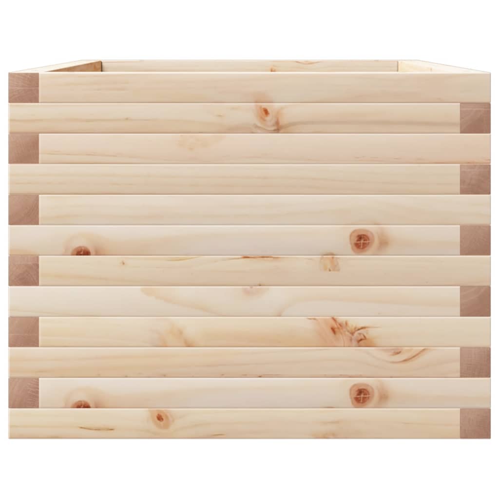 Jardinera De Madera Maciza De Pino 110x60x45,5 Cm_5