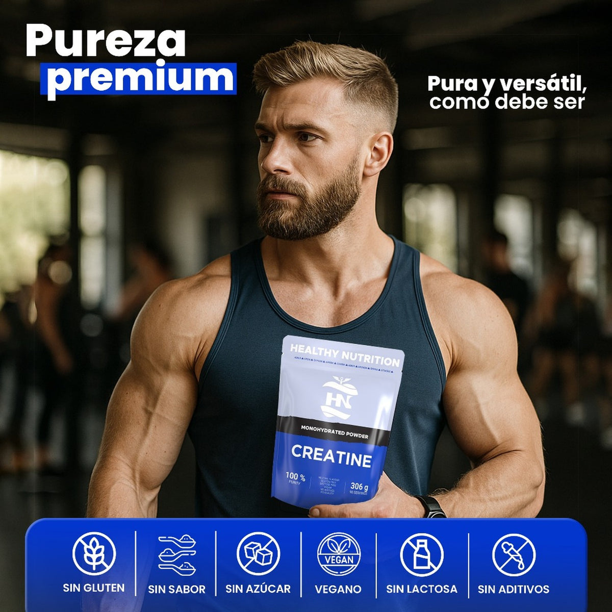 Pack Black Maca 20:1 Con L-arginina Y Zinc (120 Cápsulas) + Creatina Monohidrato En Polvo Sin Sabor (306 G)_3