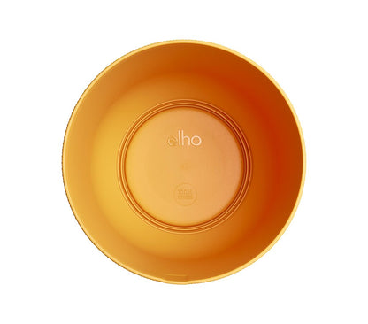 Elho Jazz Round Macetero Amarillo Ámbar 14cm