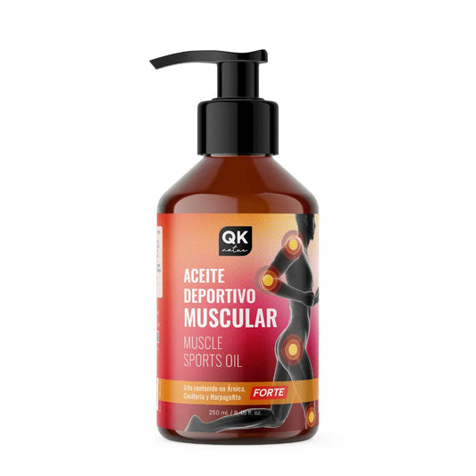 QKnatur - Aceite Deportivo Muscular 250 ml. Combinación Aceites Para Masaje Muscular - Con Árnica Y Harpagofito_0
