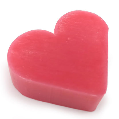 12 Jabones Aromáticos Con Forma De Corazón - Detalle Para Invitados De Eventos. Jabón Glicerina Aroma Rosas_1