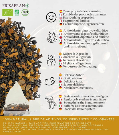 Té Negro Chai Ecológico Pirámides | Calidad | Frisafran 30 Uds_3