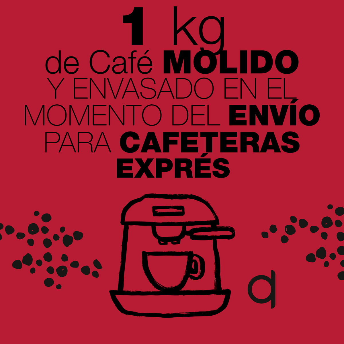 Café Molido Jaleo para Cafetera Exprés - Blend Brasil, Colombia, Etiopía - Intensidad Media - Con Leche - 1 kg_1