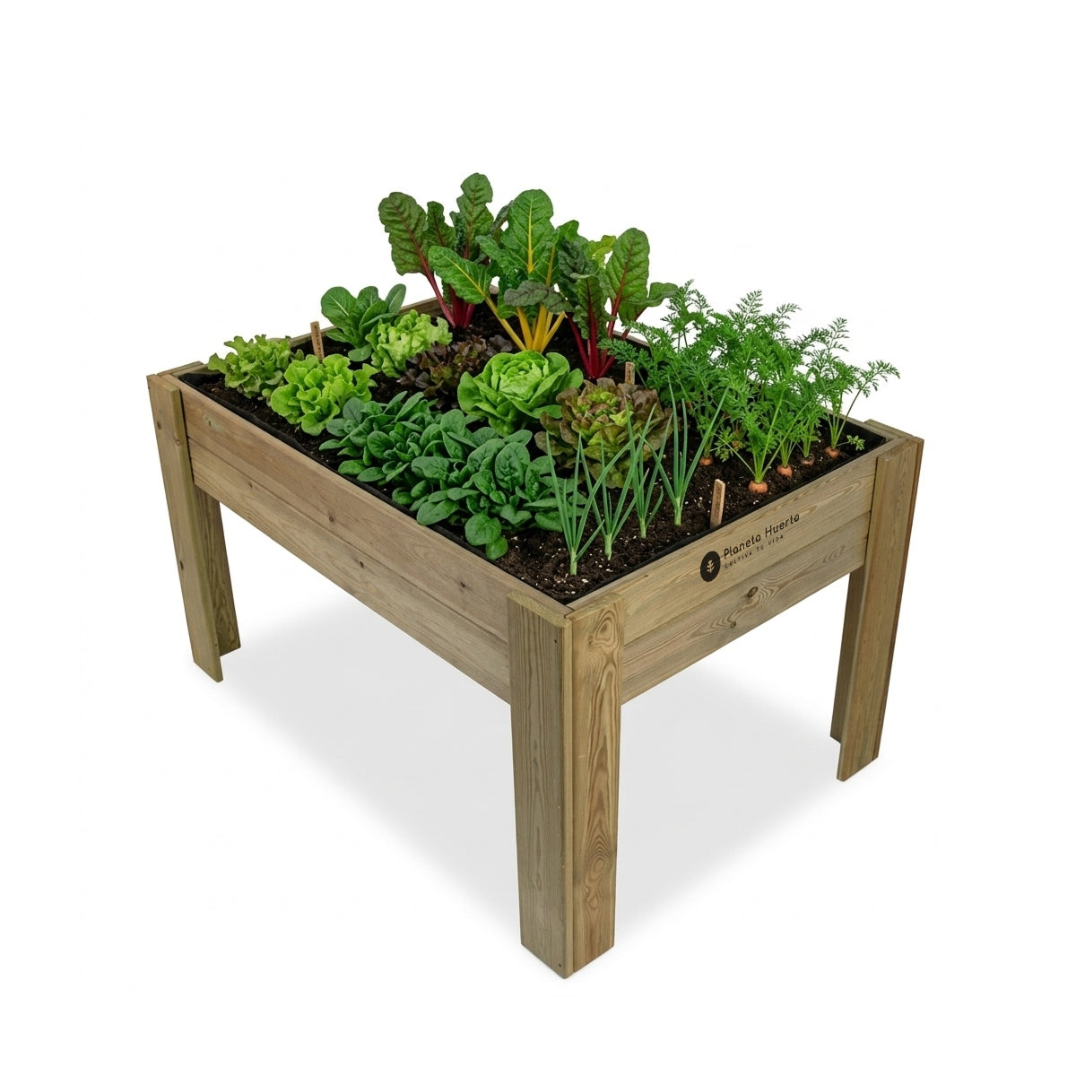 Mesa de Cultivo Huerto (120x80x80cm) L80 Planeta Huerto 160L
