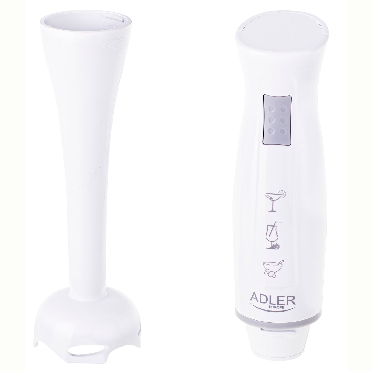 Batidora De Mano Brazo Desmontable, Cuchillas De Corte En Acero Inoxidable Adler Ad4622 300w_4