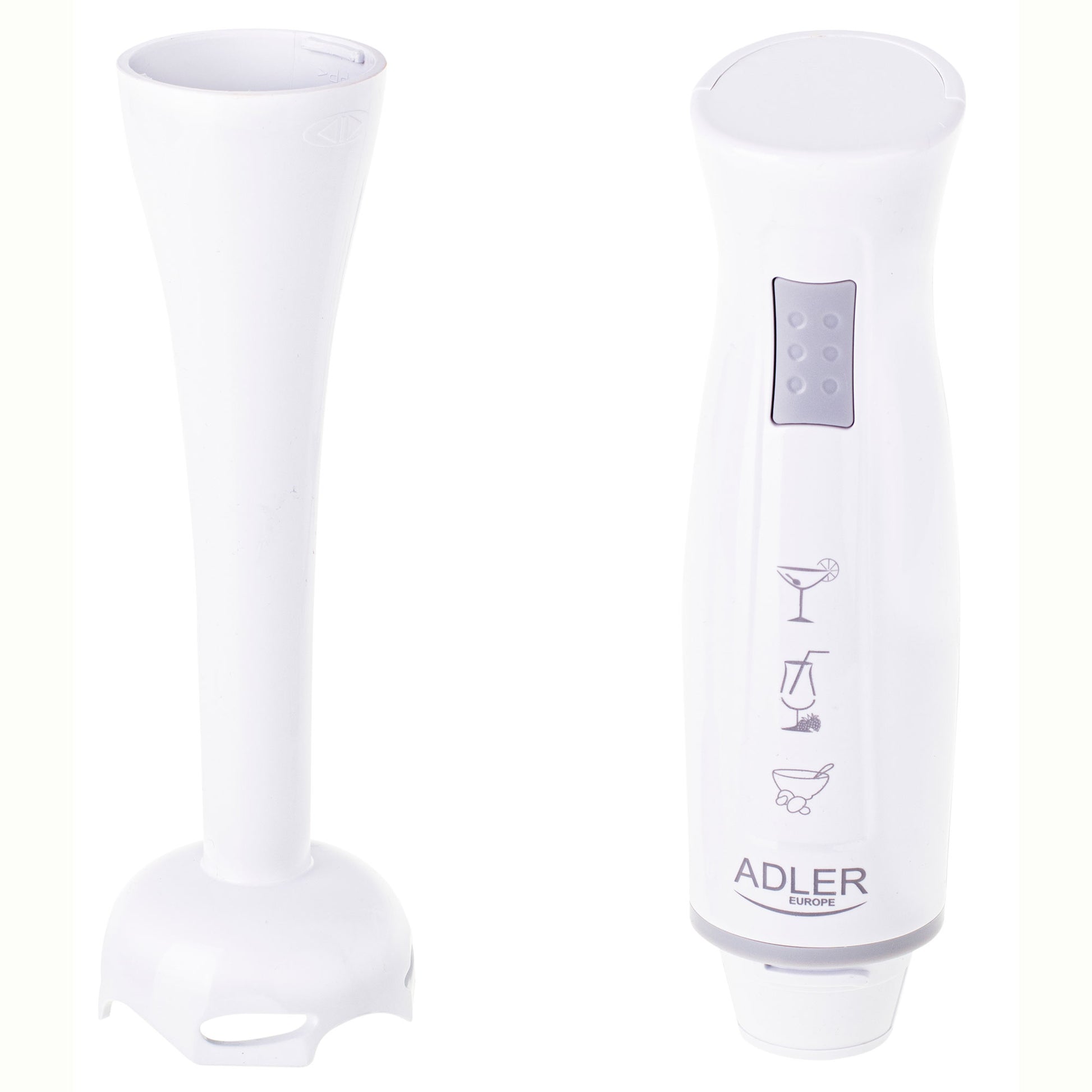 Batidora De Mano Brazo Desmontable, Cuchillas De Corte En Acero Inoxidable Adler Ad4622 300w_4
