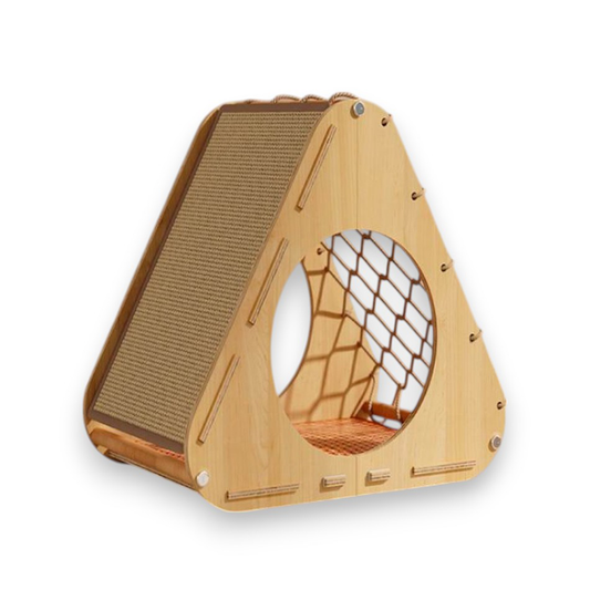 Casa Para Gatos Aurea Con Rascador De Sisal Y Refugio De Descanso Althea Living 66x52x55cm_0