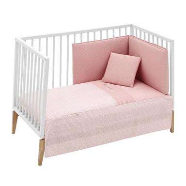 Juego 2 Piezas Colcha I-V Cuna 60 Forest 60x120x3 cm Cambrass Rosa Forest Rosa