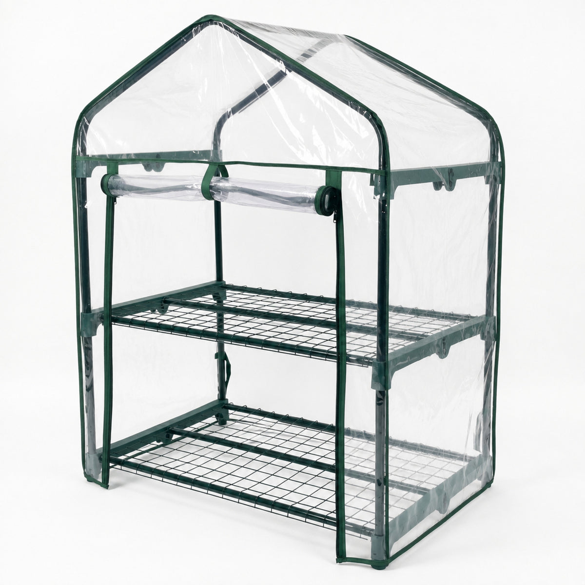 Invernadero De Jardín 2 Alturas Pvc Impermeable Nyana Garden 95x68x50cm_3