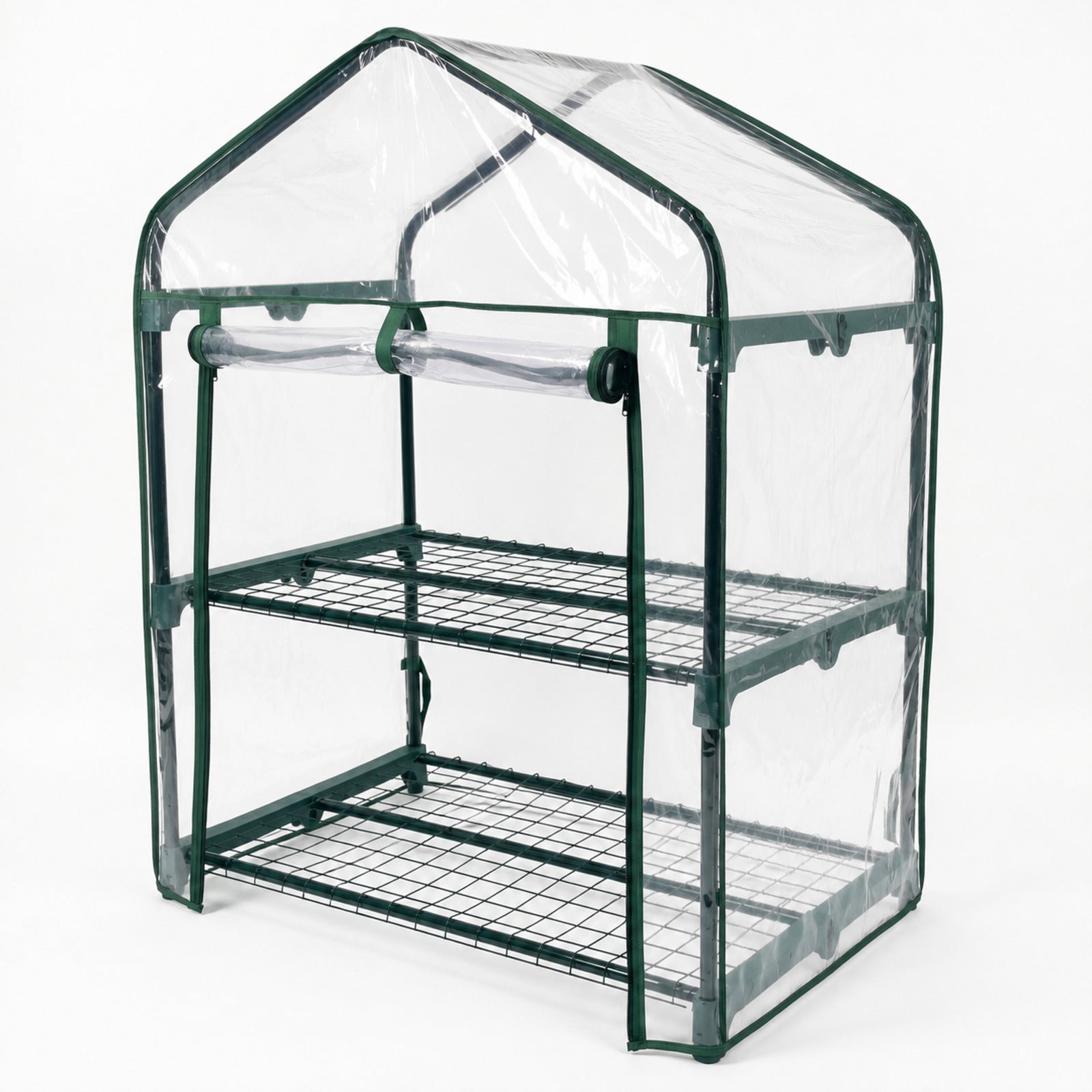 Invernadero De Jardín 2 Alturas Pvc Impermeable Nyana Garden 95x68x50cm_3