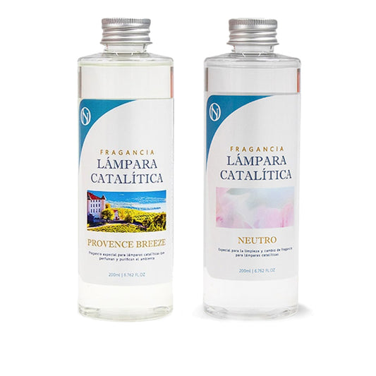 Pack Ahorro 2x Fragancia Lámpara Catalítica 200ml: 1 Aroma Provence Breeze + Limpiador Neutro_0