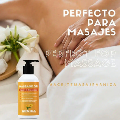 QKnatur - Aceite Para Masaje Con Extracto De Arnica, Calendula Y Hamamelis (250 Ml) - Ideal Para Masajes_3