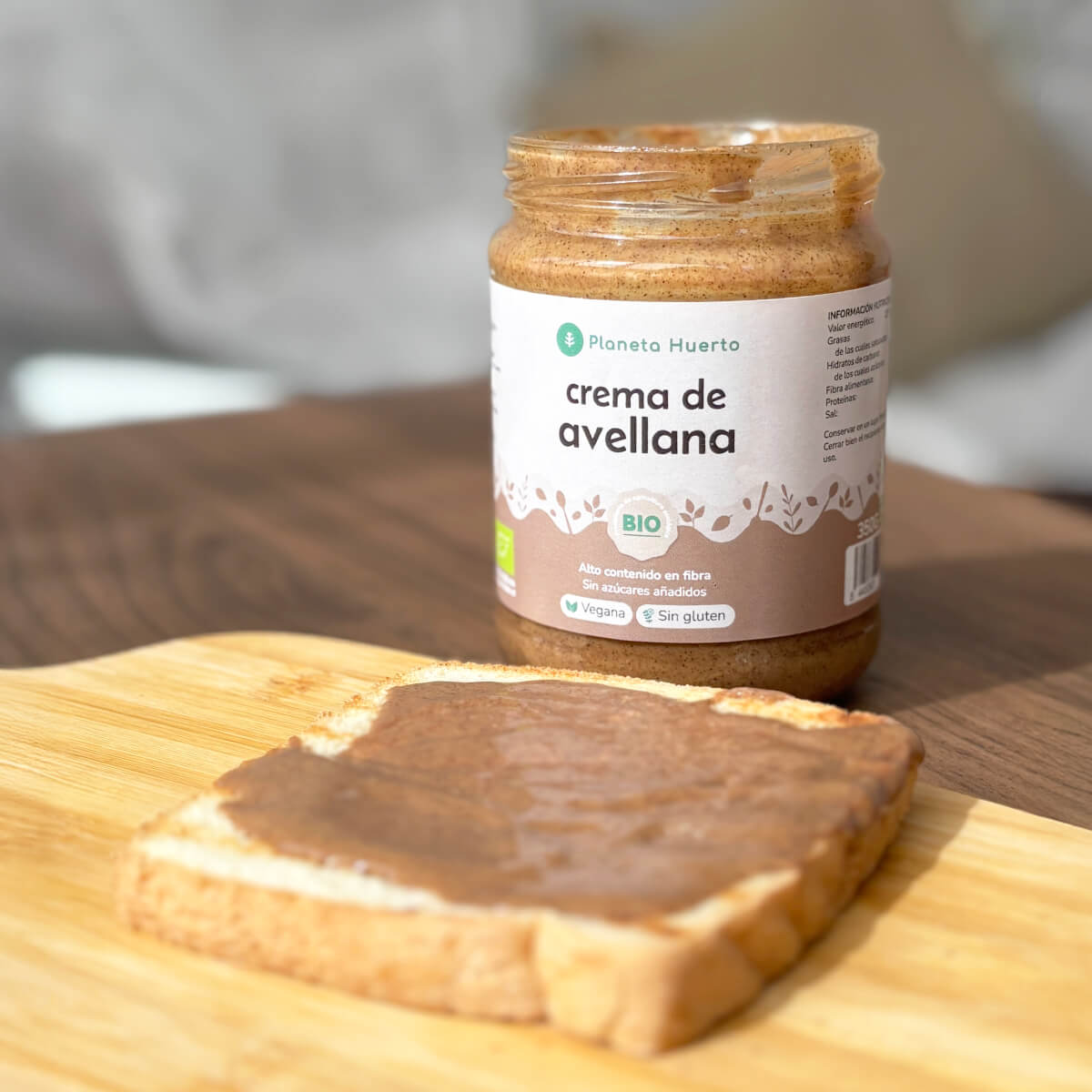 Crema de Avellanas ECO Planeta Huerto 350g