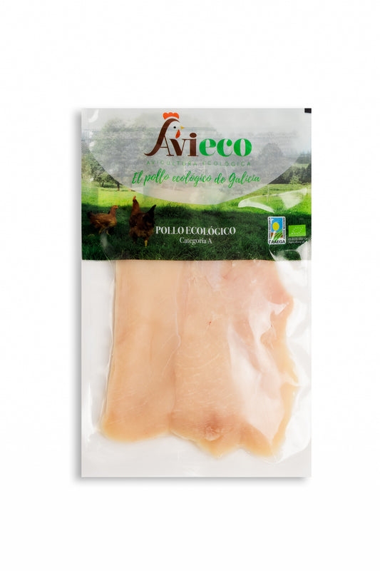Pechugas Fileteadas De Pollo Ecológico 400 g aprox_0