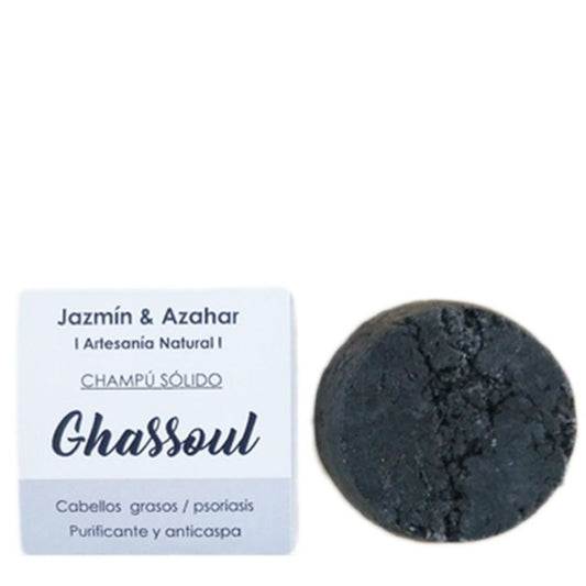Champú Sólido Ghassoul Purificante Y Anticaspa Jazmín & Azahar 100g_0