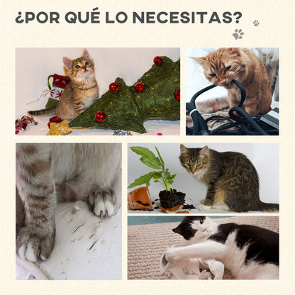 Pawhut Árbol Rascador Para Gatos 154 Cm Con Plataformas Túnel 60x40x154 Cm Gris_5