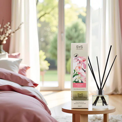 Ambientador Mikado Flor de Cerezo y Jazmín Botanical SYS Aromas 100 ml | Floral y Dulce | Sin Alcohol_1