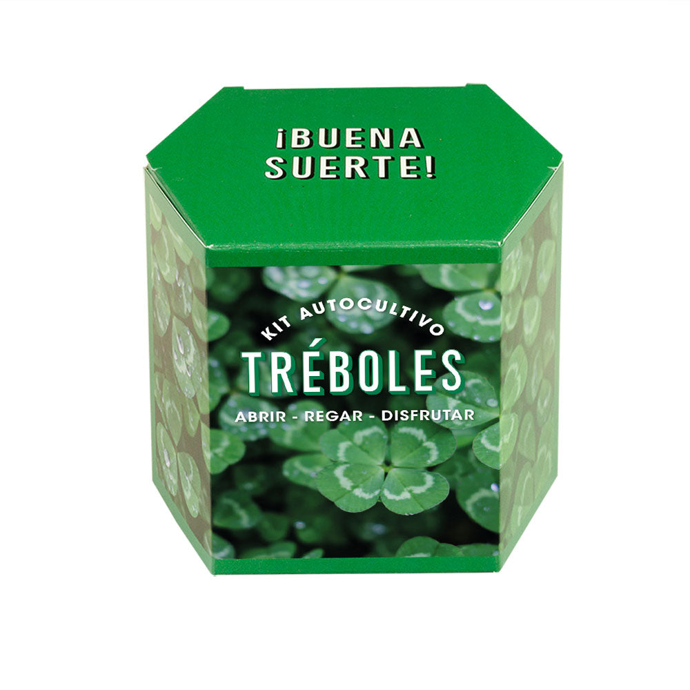 Kit Autocultivo de Tréboles Cultiva tu Propio Símbolo de Buena Suerte en Casa - Resetea_0
