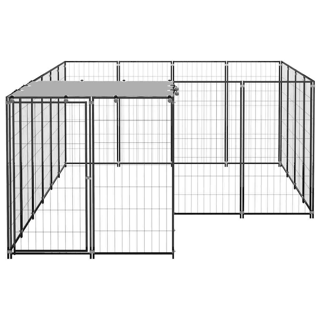 Perrera Negra 6,05 M² Acero_3