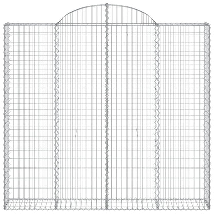 Cestas Gaviones 11 Uds Forma De Arco Hierro 200x50x180/200 Cm_3