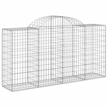 Cestas De Gaviones 40 Uds Forma De Arco Hierro 200x50x100/120cm_2