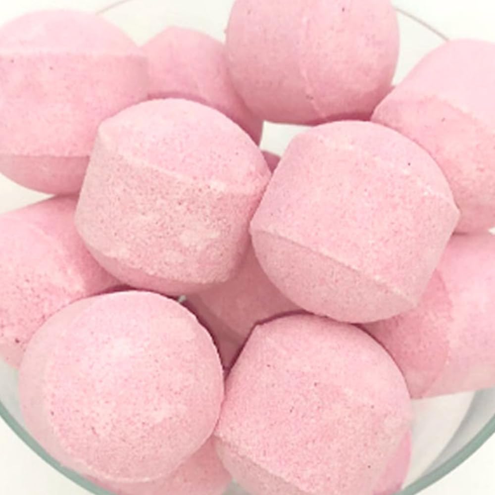 Caja 50 Mini Bombas Efervescentes Para Manicura Y Pedicura - Ablandan Durezas, Uñas Y Cutículas - Aroma Rosas_1