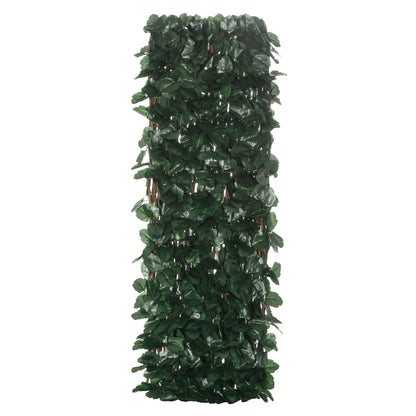 Artificial En Rollo Outsunny Tela Poliéster, Mimbre Verde 295x70x2 Cm_4